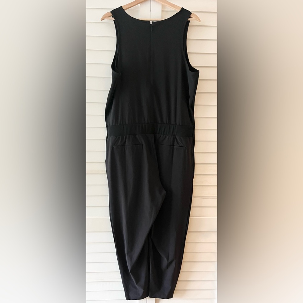 Athleta Brooklyn Jumpsuit Black Size 16 - Picture 5 of 10